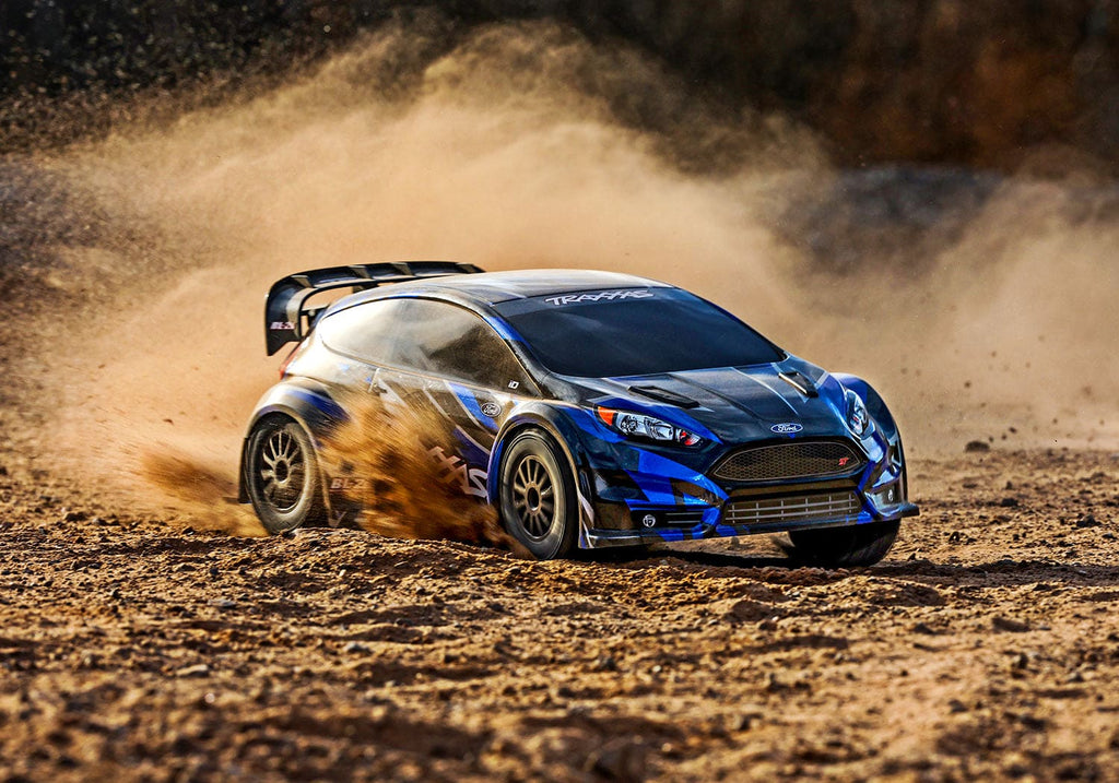TRA74154-4BLUE Traxxas Fiesta ST Rally 1/10 Brushless AWD Rally Car RT
