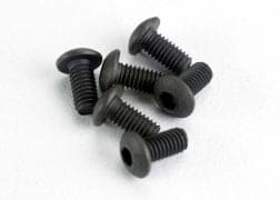 TRA2575 Screws, 3x6mm button-head machine (hex drive) (6)