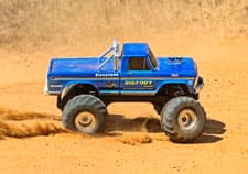 TRA36334-4 Traxxas 1/10 BIGFOOT No. 1 BL-2S HD Clipless - Blue***SOLD SEPARATELY you will need TRA2985  & TRA2827X  to run this truck**