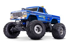 TRA36334-4 Traxxas 1/10 BIGFOOT No. 1 BL-2S HD Clipless - Blue***SOLD SEPARATELY you will need TRA2985  & TRA2827X  to run this truck**