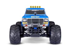 TRA36334-4 Traxxas 1/10 BIGFOOT No. 1 BL-2S HD Clipless - Blue***SOLD SEPARATELY you will need TRA2985  & TRA2827X  to run this truck**