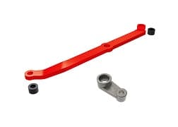 TRA9748-RED Traxxas Steering Link, Aluminum (Red-Anodized)