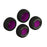 ARA-1570 dBoots 'FORTRESS' Glued Tire Set, Purple (2 Pairs)