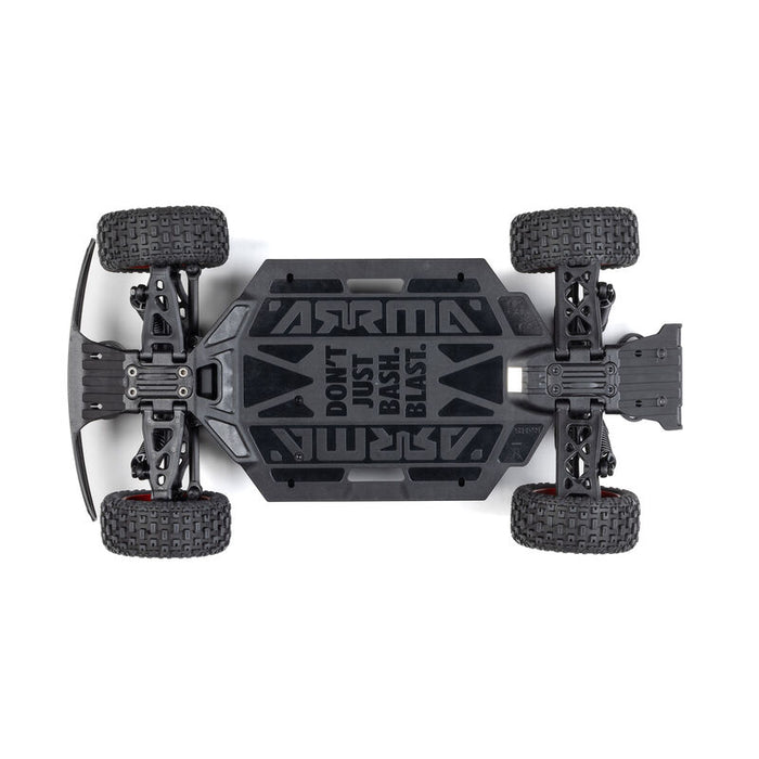 ARA2104T1 MOJAVE GROM MEGA 380 Brushed 4X4 Small Scale Desert Truck RTR with Battery & Charger, Red/Black ** IN STOCK EARLY JULY** (FOR A EXTRA BATTERY PLEASE ORDER SPMX142S30H2)