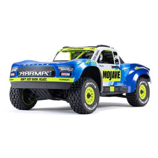 ARA2104T2 MOJAVE GROM MEGA 380 Brushed 4X4 Small Scale Desert Truck RTR with Battery & Charger, Blue/White ** IN STOCK EARLY JULY** (FOR A EXTRA BATTERY PLEASE ORDER SPMX142S30H2)