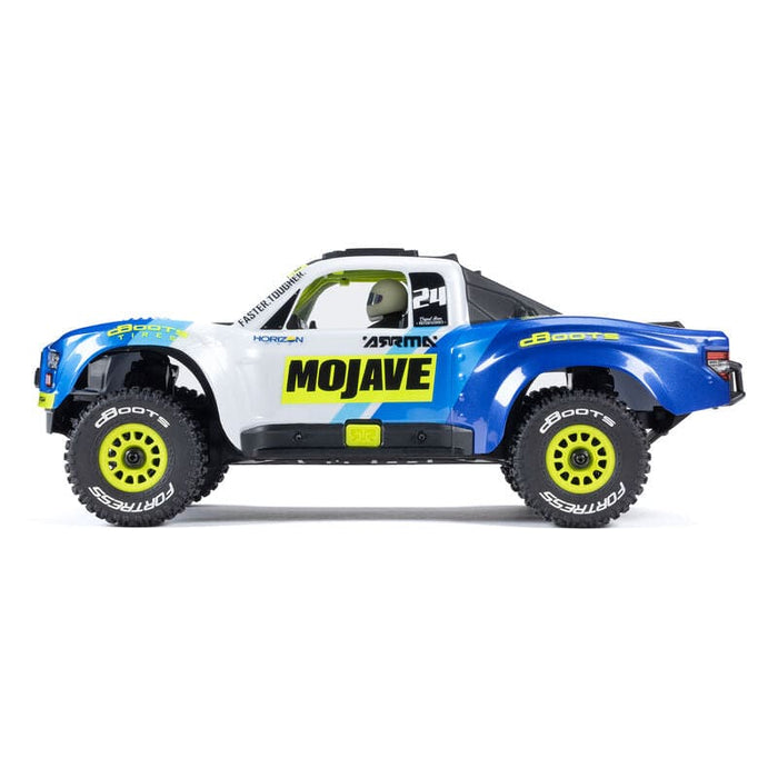 ARA2104T2 MOJAVE GROM MEGA 380 Brushed 4X4 Small Scale Desert Truck RTR with Battery & Charger, Blue/White ** IN STOCK EARLY JULY** (FOR A EXTRA BATTERY PLEASE ORDER SPMX142S30H2)