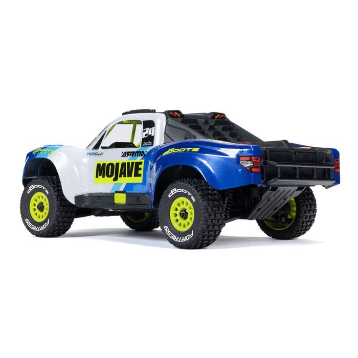 ARA2104T2 MOJAVE GROM MEGA 380 Brushed 4X4 Small Scale Desert Truck RTR with Battery & Charger, Blue/White ** IN STOCK EARLY JULY** (FOR A EXTRA BATTERY PLEASE ORDER SPMX142S30H2)