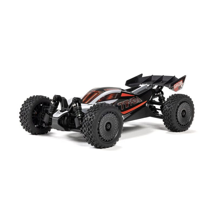 ARA2306T1 TYPHON GROM 223S BLX Brushless 4X4 Small Scale Buggy RTR, Silver  **YOU will need AND Sold separately SPMXPSS315 to run this truck **