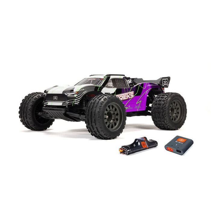 ARA3205ST2 1/10 VORTEKS MEGA 550 2WD Stadium Truck RTR with Battery & Charger, Purple **FOR LONG RUN TIME BATTERY ORDER part # SPMX52S30H3