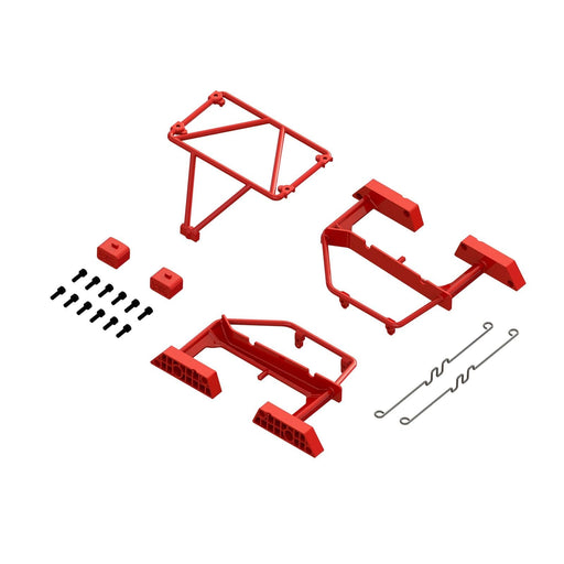 ARA320820 Desert Truck Body Roll Cage Set, Red: GROM