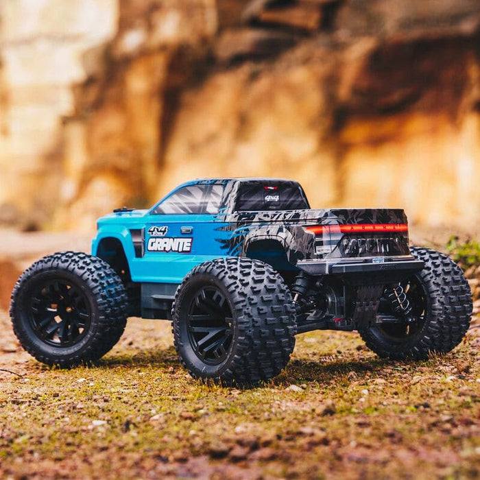 ARA4202XV3T1 1/10 GRANITE 4X4 MEGA 550 Brushed Monster Truck RTR, Blue *YOU will need this to run this truck # SPMX-1031