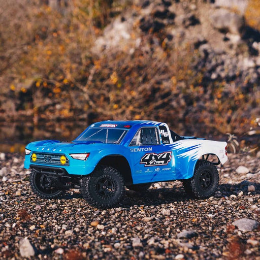 ARA4203XV3T2 1/10 SENTON 4X4 MEGA 550 Brushed Short Course Truck RTR, Blue *YOU will need this to run this truck # SPMX-1031 ***If you do order from this BOXING WEEK sale ALL sales are final sale .