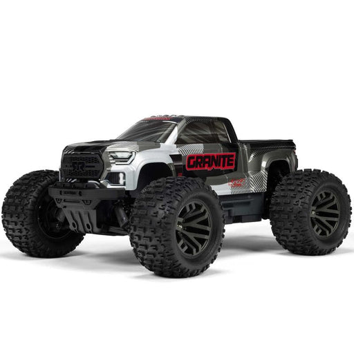 ARA4302V4T3 1/10 GRANITE 4X4 223S BLX BRUSHLESS MONSTER TRUCK RTR WITH DSC, GUN METAL ** Needed to Complete # SPMX-1034