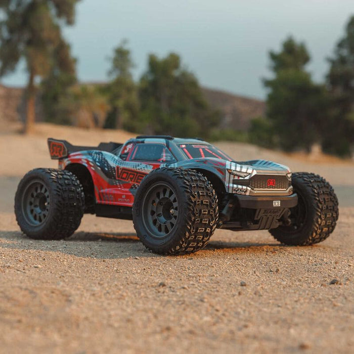 ARA4305V4T1 1/10 VORTEKS 223S BLX Brushless 4X4 Stadium Truck RTR with DSC, Red **YOU will need this to run this truck # SPMX-1034