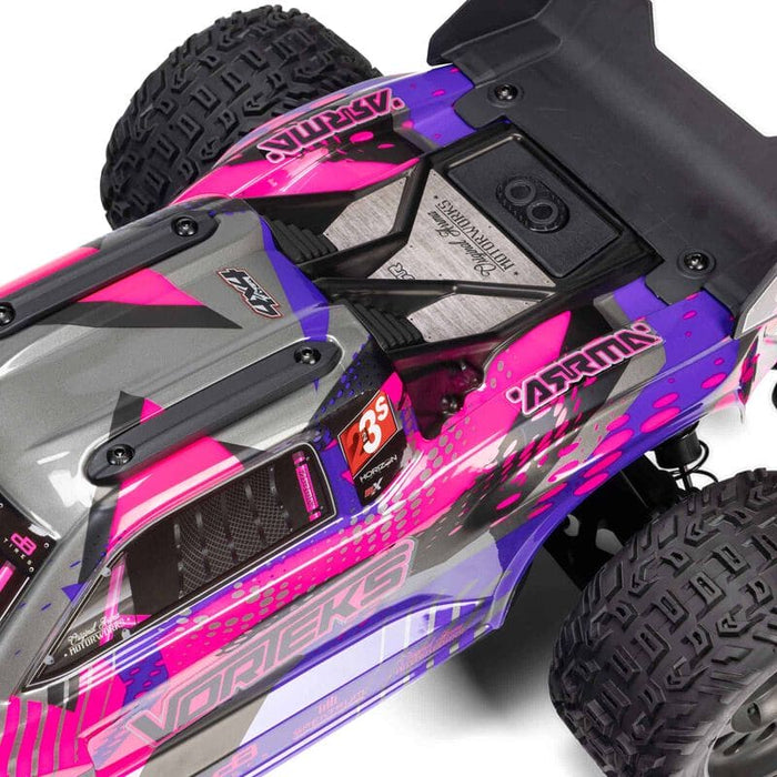 ARA4305V4T3 1/10 VORTEKS 223S BLX Brushless 4X4 Stadium Truck RTR with DSC, Purple