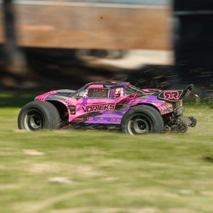 ARA4305V4T3 1/10 VORTEKS 223S BLX Brushless 4X4 Stadium Truck RTR with DSC, Purple