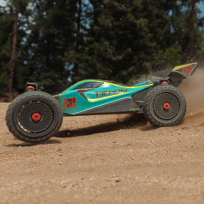 ARA4306V4T1 1/8 TYPHON 223S BLX Brushless 4X4 Buggy RTR with DSC, Green