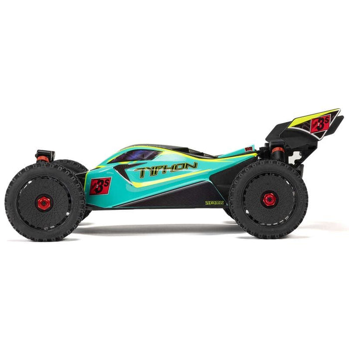 ARA4306V4T1 1/8 TYPHON 223S BLX Brushless 4X4 Buggy RTR with DSC, Green