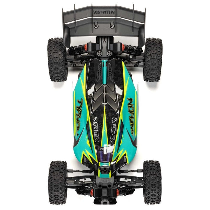 ARA4306V4T1 1/8 TYPHON 223S BLX Brushless 4X4 Buggy RTR with DSC, Green