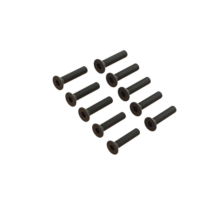 ARA702009 Flat Head Screw M2x10mm (10pcs)