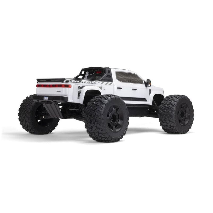 ARA7612T3 1/7 BIG ROCK 6S 4X4 BLX Monster Truck RTR, White** You will need to order this # SPMXPS6 to run this truck