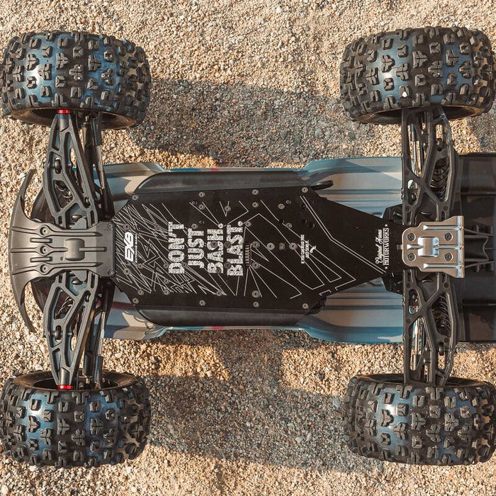 ARA8608V6T2 1/8 KRATON 6S V6 4X4 BLX Brushless Speed Monster Truck RTR, Blue/Pink *YOU will need this to run this truck # SPMXPSS600