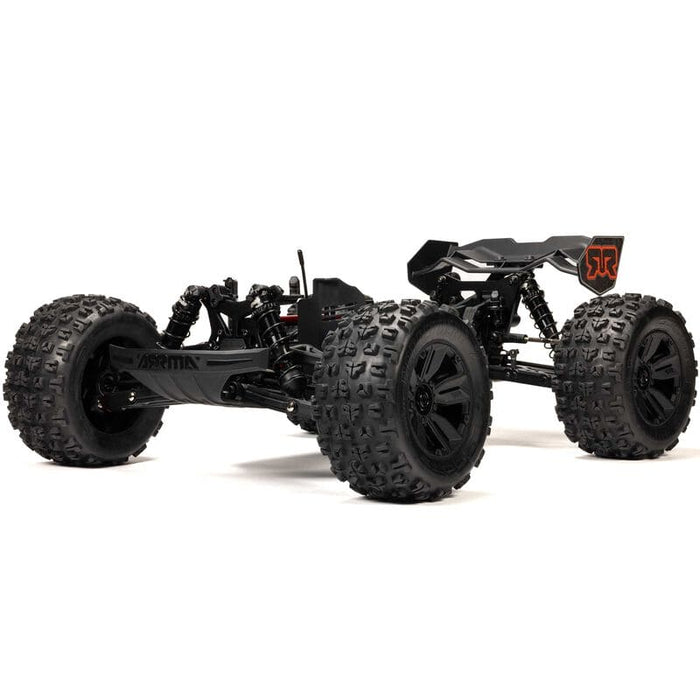 ARA8608V6T2 1/8 KRATON 6S V6 4X4 BLX Brushless Speed Monster Truck RTR, Blue/Pink *YOU will need this to run this truck # SPMXPSS600