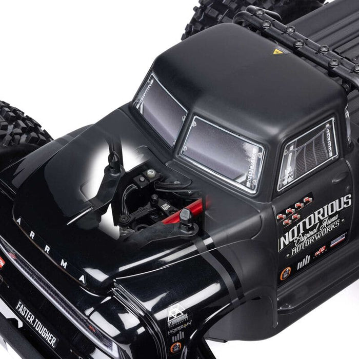 ARA8611V6T2 1/8 NOTORIOUS 6S V6 4X4 BLX Brushless Stunt Truck RTR, Blue *YOU will need this to run this truck # SPMXPSS600