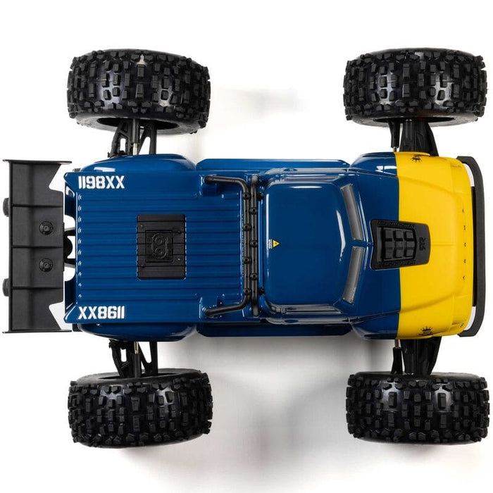 ARA8611V6T2 1/8 NOTORIOUS 6S V6 4X4 BLX Brushless Stunt Truck RTR, Blue *YOU will need this to run this truck # SPMXPSS600