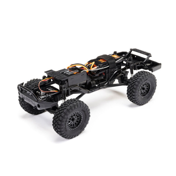 AXI-1219T1 1/24 SCX24 Base Camp 4WD Rock Crawler Brushed RTR with Battery & Charger, White