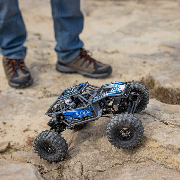 AXI-1750T1 1/18 UTB18 Capra 4WS 4WD Trail Buggy RTR with Battery & Charger, Blue **And For extra battery ORDER # SPMX652SH2