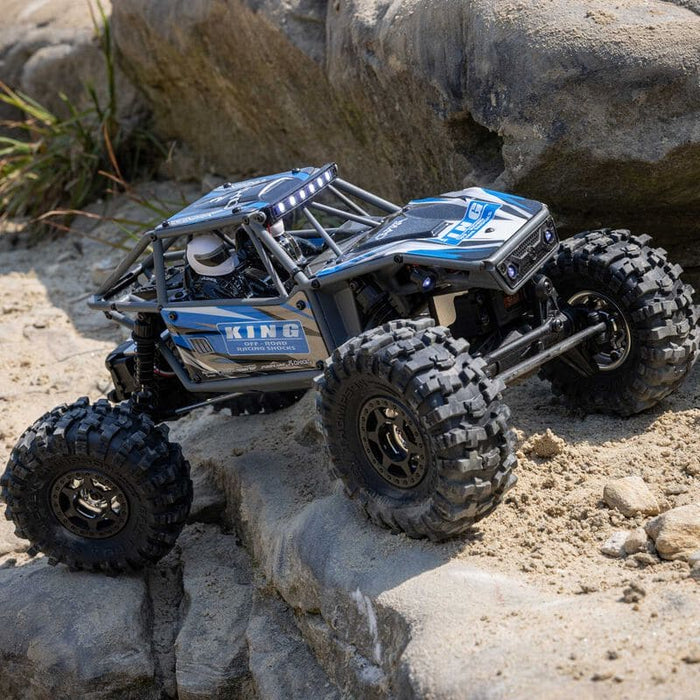 AXI-1750T1 1/18 UTB18 Capra 4WS 4WD Trail Buggy RTR with Battery & Charger, Blue **And For extra battery ORDER # SPMX652SH2