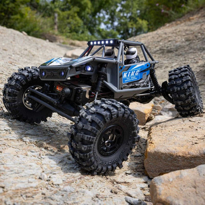 AXI-1750T1 1/18 UTB18 Capra 4WS 4WD Trail Buggy RTR with Battery & Charger, Blue **And For extra battery ORDER # SPMX652SH2