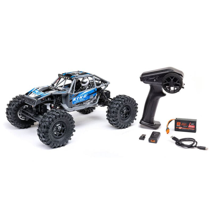 AXI-1750T1 1/18 UTB18 Capra 4WS 4WD Trail Buggy RTR with Battery & Charger, Blue **And For extra battery ORDER # SPMX652SH2