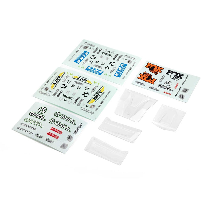 AXI-1871	 Body Panel Set, Clear: UTB18 4WS