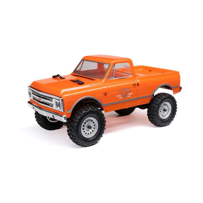 AXI00001V2T3 1/24 SCX24 1967 Chevrolet C10 4WD Brushed Truck RTR, Orange