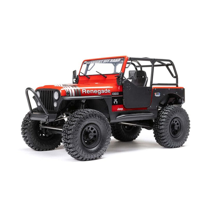 AXI03008T1 1/10 SCX10 III Jeep CJ-7 4WD Brushed RTR, Red ***You will need to order this # SPMX-1031 to run this truck***