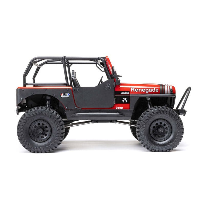 AXI03008T1 1/10 SCX10 III Jeep CJ-7 4WD Brushed RTR, Red ***You will need to order this # SPMX-1031 to run this truck***