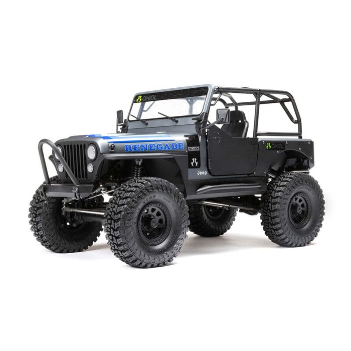 AXI03008T2 1/10 SCX10 III Jeep CJ-7 4WD Brushed RTR, Grey ***You will need to order this # SPMX-1031 to run this truck***