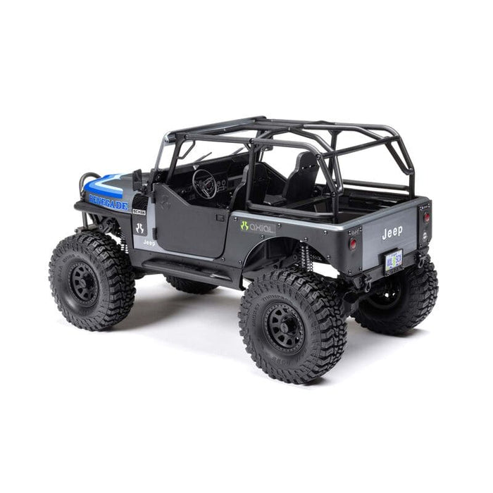 AXI03008T2 1/10 SCX10 III Jeep CJ-7 4WD Brushed RTR, Grey ***You will need to order this # SPMX-1031 to run this truck***