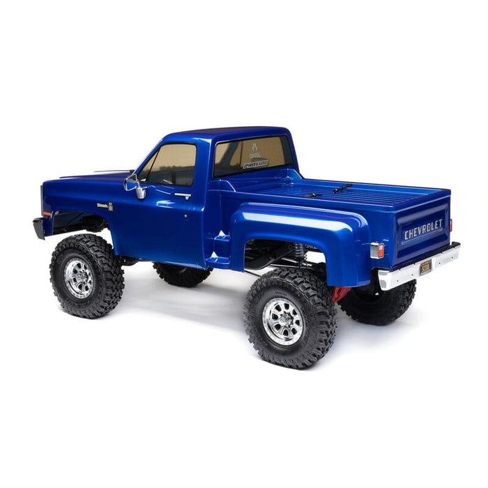 AXI03030T1 1/10 SCX10 III Base Camp 1982 Chevy K10 4X4 RTR, Blue YOU will need this part #SPMX-1031  to run this truck