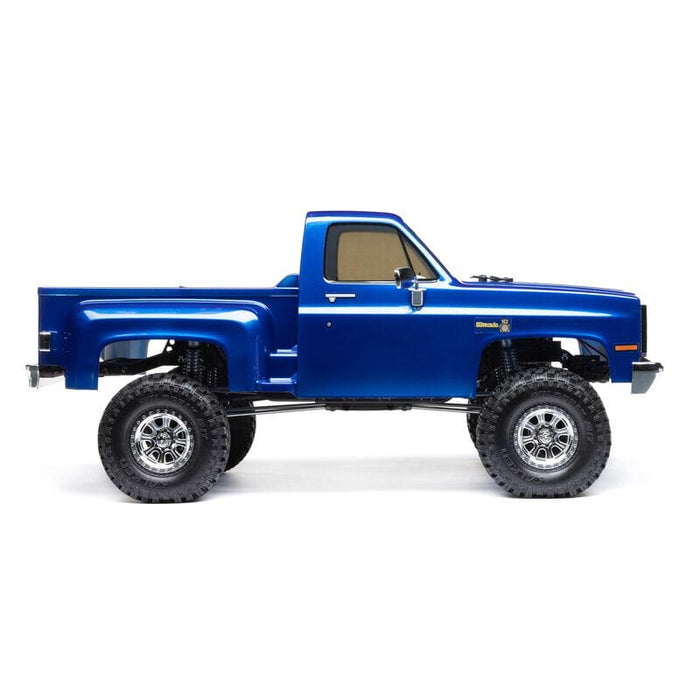 AXI03030T1 1/10 SCX10 III Base Camp 1982 Chevy K10 4X4 RTR, Blue YOU will need this part #SPMX-1031  to run this truck