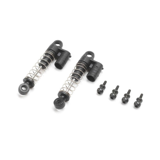 AXI204002 Rear Shock Set, 0.4mm Spring: SCX24 Jeep JT Gladiator