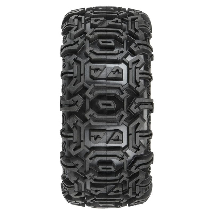 DTX564610	 1/10 Warthog F/R 2.2"/3.0" SC Tires MTD 12 & 14mm Black Ripper (2)