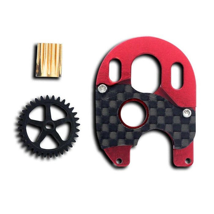 FRU2078 Brushless Conversion Pro, 0.5M Spur Gear, 12T Pinion Gear, CNC Motor Mount: SCX24