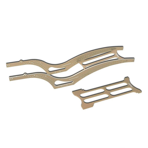 FRU2114 Scythe Aluminum Rail Frame, Beige: SCX24 Jeep Gladiator