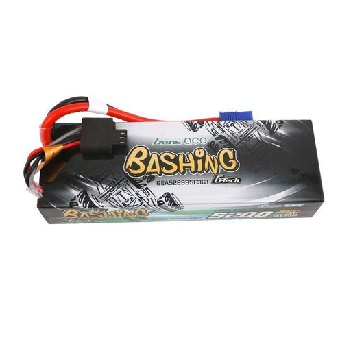 GEA522S35E3GT 7.4V 5200mAh 2S 35C G-Tech Smart Bashing Hardcase LiPo Battery: EC3