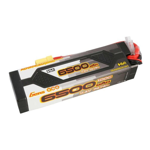 GEA65003S10E5 11.4V 6500mAh 3S 100C Advanced Hardcase LiHV Battery: EC5