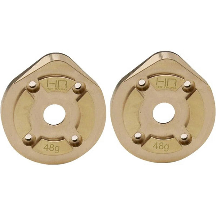 HRAAUTB21CH Brass Currie F9 Portal Steering Knuckle Caps: Axial UTB