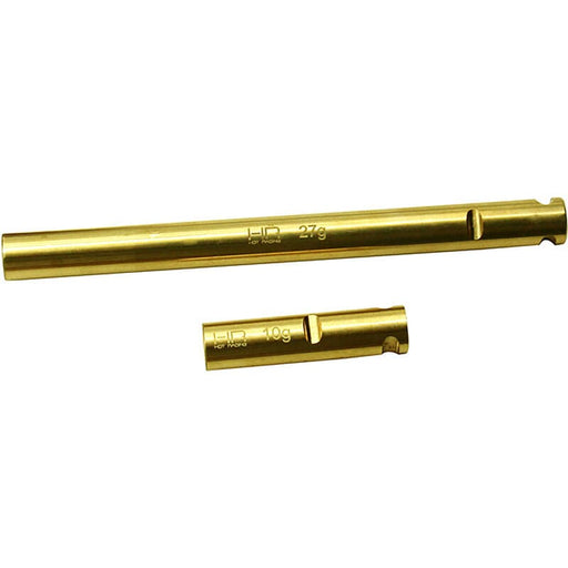 HRARBA12AW Brass Axle Tube Weights: Axial RBX10 Ryft (2)